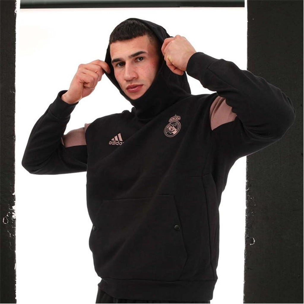 Adidas Originals 2022/23 Hooded Travel Top - Black